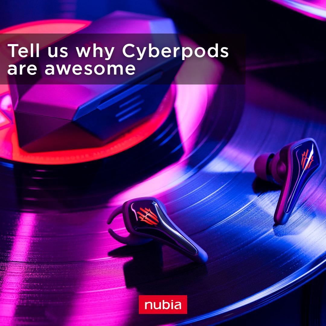 We want to hear from you. Here's another chance to tell us what the coolest part of the RedMagic Cyberpods?