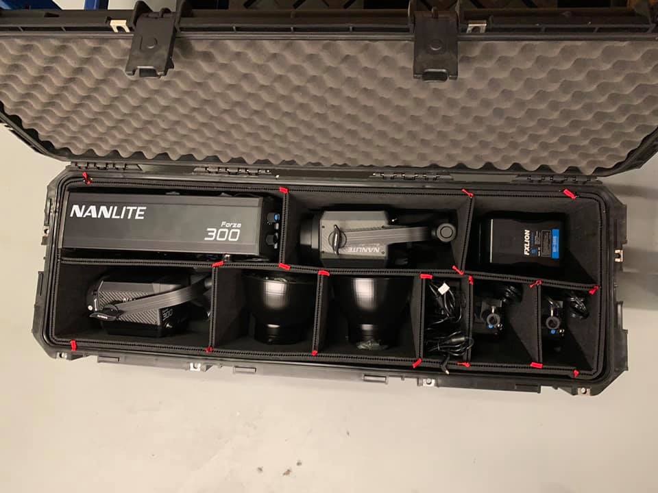 We tested out a pair of our upcoming Forza Series lights fitting in an SKB Cases 3i-4213-12. Included are: 