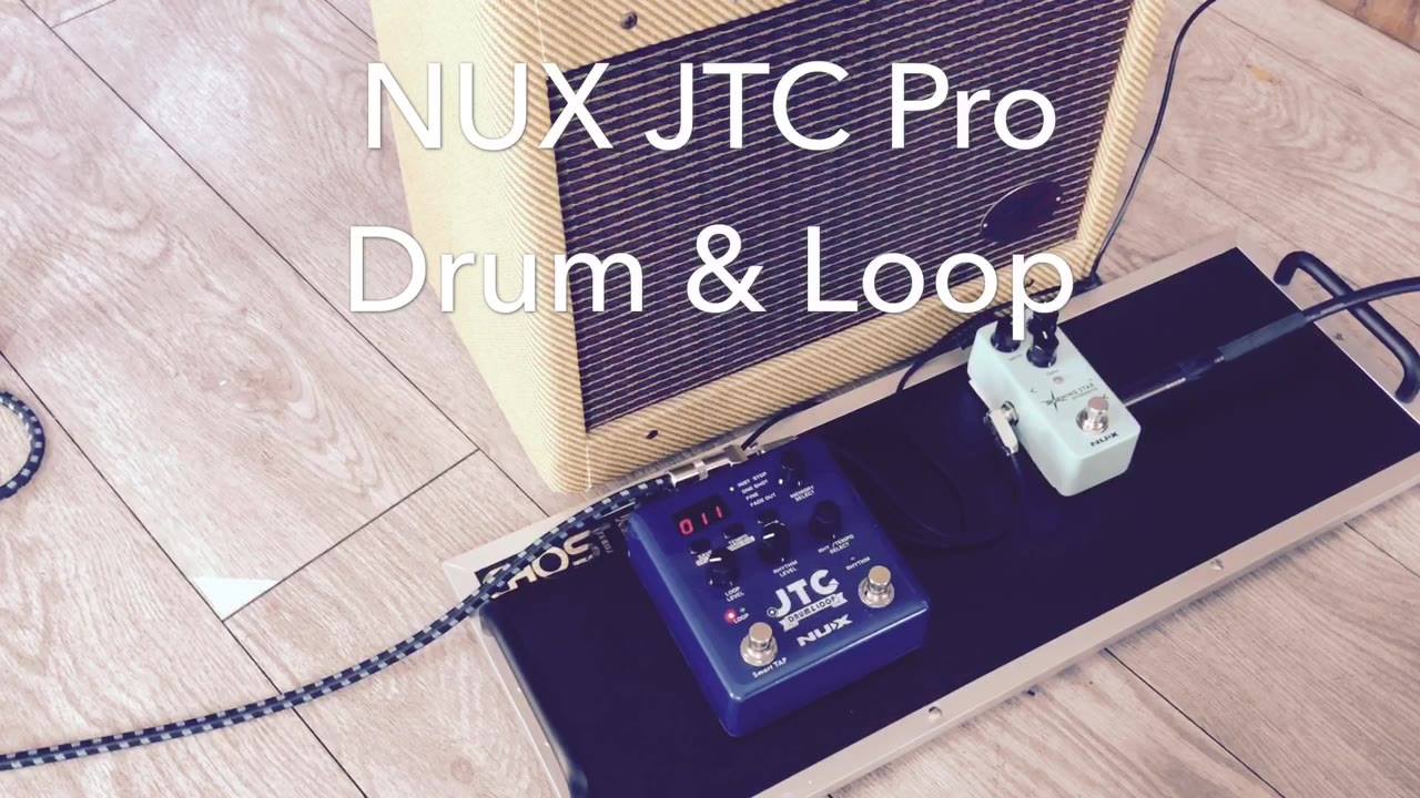 NUX JTC Pro is a dual foot switch  drum&loop pedal. It’s the big brother of JTC and Loop Core Deluxe.