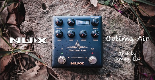 It's just around the corner. Please check the NUX Optima Air Acoustic Preamp & IR Loader Sound Demo.