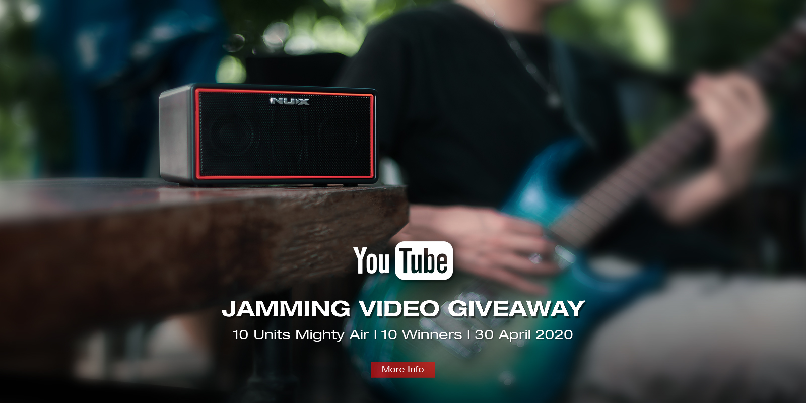 Bored at home? Join our Giveaway... Jam to win 1 of the 10 Amplifiers Mighty Air we will be giving away... YES 10.. 🎸🔈🔥🎼 Instructions to join the Giveaway:... 1. Download the backing track here➡ www.tomtop.com