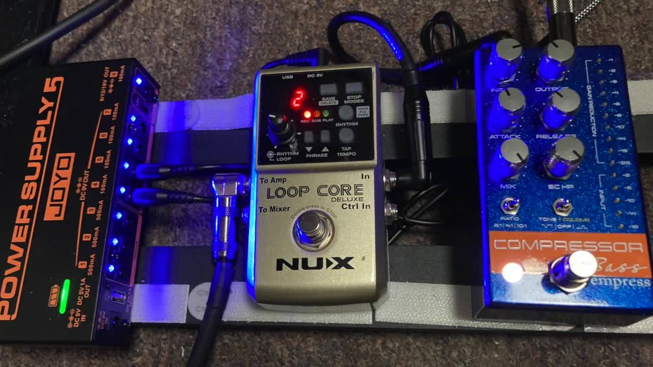 Let's have some nice jamming on the bass with NUX Loop Core Deluxe.