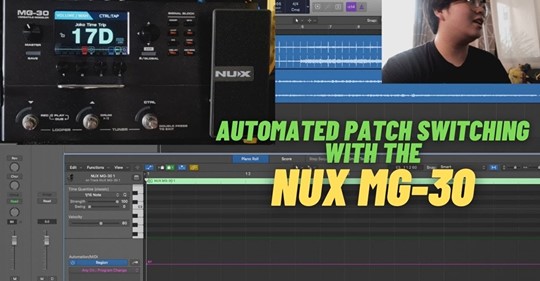 www.tomtop.com If you are interested in MIDI  Program Change in DAW with NUX MG-30, don't miss this video.