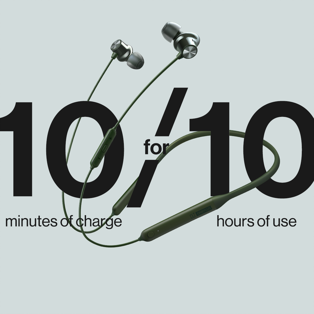 Get up to 10 hours of listening with just 10 minutes of charge! 🤯 