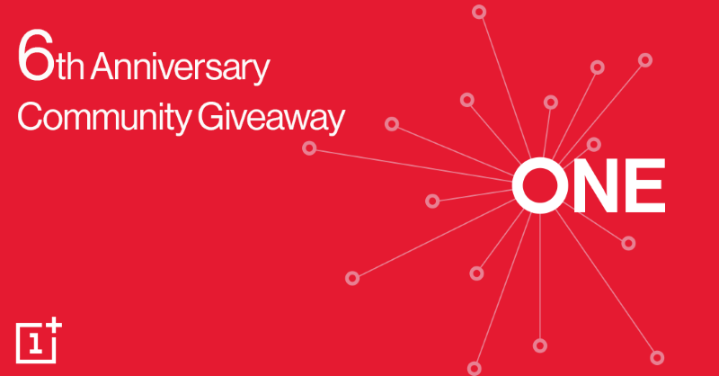 In the spirit of giving, and to celebrate OnePlus' 6th birthday, we've prepared a limited drop of OnePlus goodies for the community ❤️ Come and see what you can win!