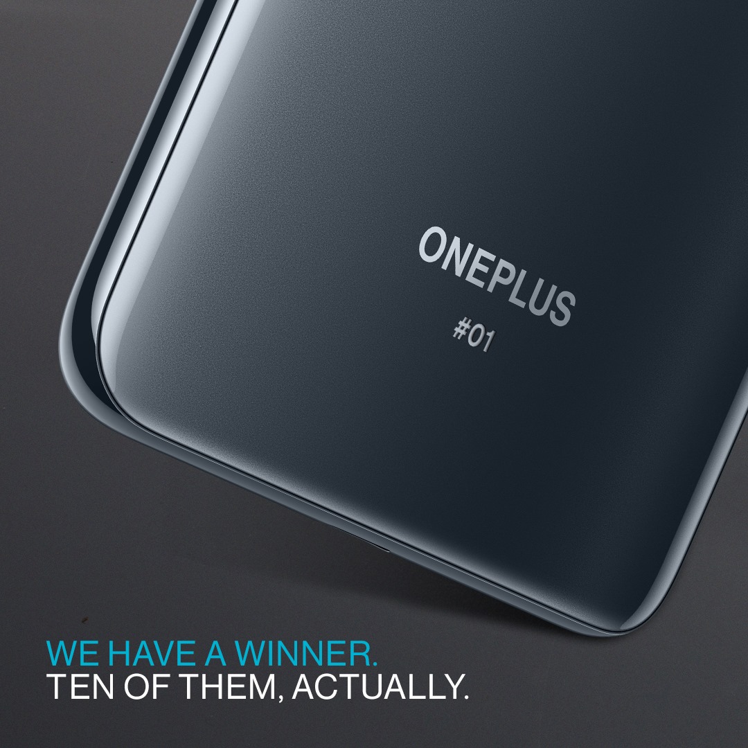 Here’s your chance to WIN one of the first ten #OnePlusNord devices. Ever. And we’re engraving them #01 to #10 to prove it.