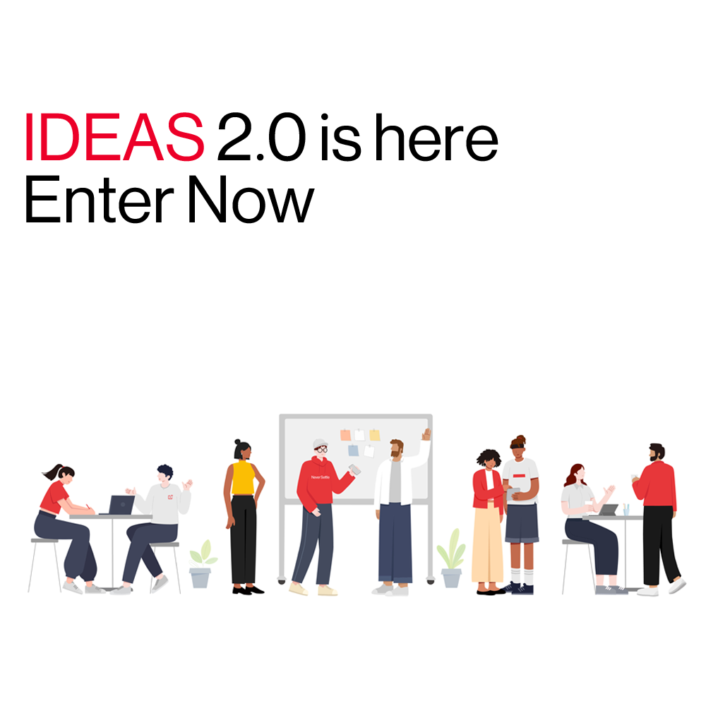 IDEAS 2.0: Our biggest co-creation campaign is back. Let’s create a better OxygenOS together!