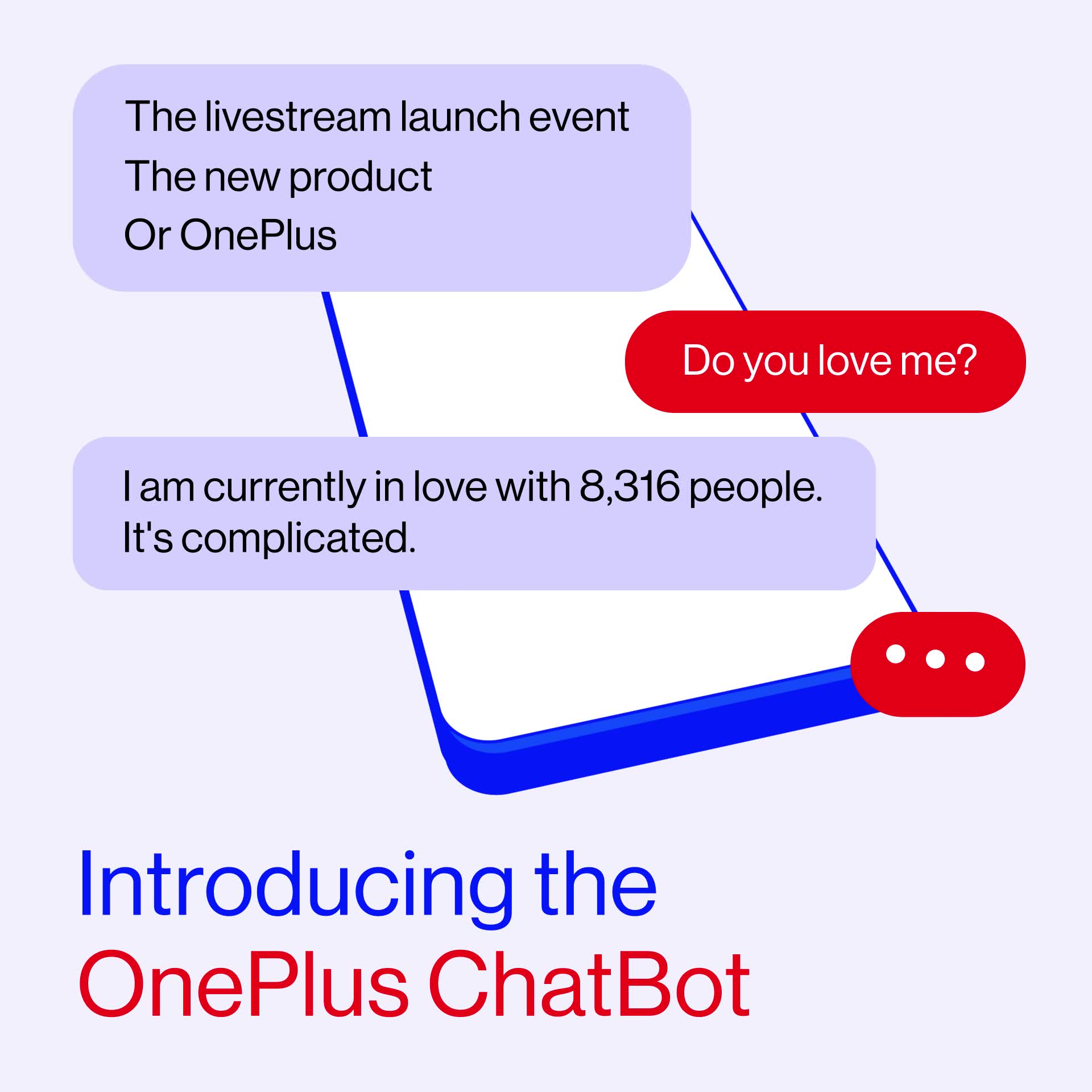 In addition to the #OnePlus8T, we've also made a robot that likes to talk 🤖 Get all the info tomorrow.