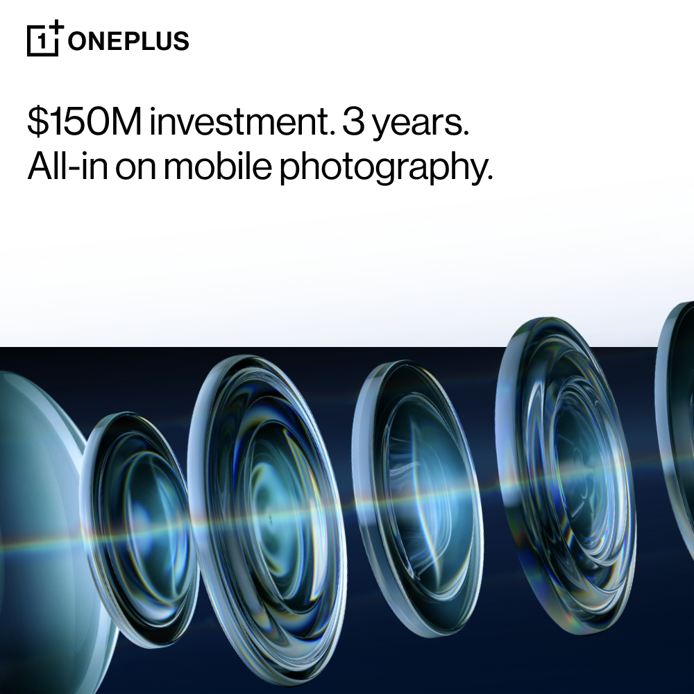 You asked. We listened. OnePlus is investing $150 million to realize the future of mobile photography. #OnePlus9Series