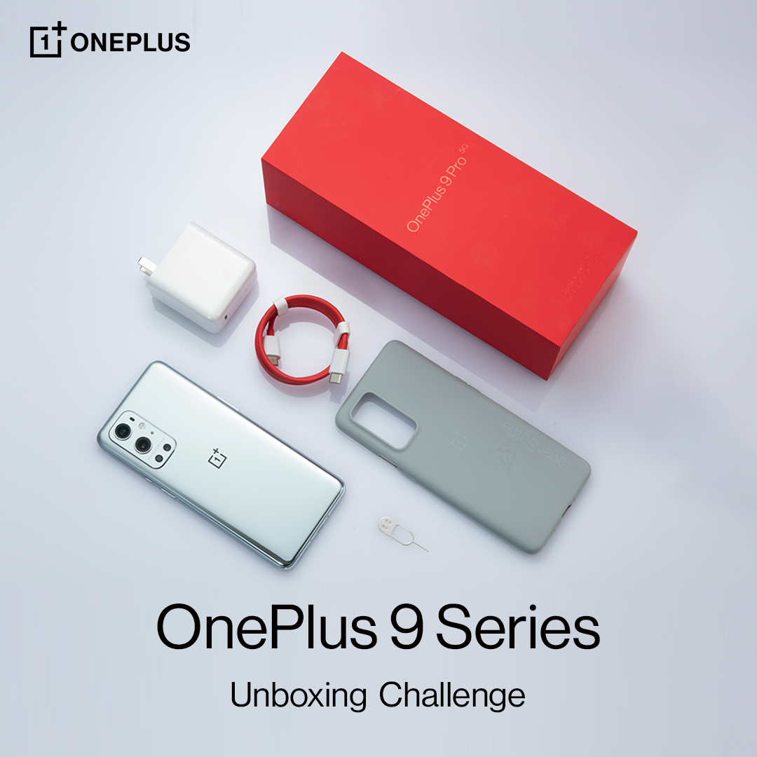 #OnePlus9Series users, this one is for you! Send us your unboxing photos and first impressions for the chance to win one of the following prizes:  🎁 A OnePlus 9 Series device