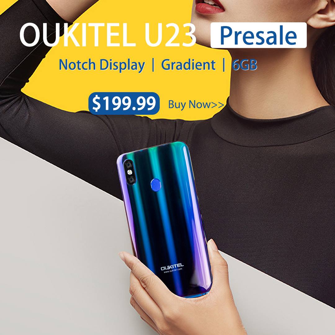 #OUKITEL #OUKITELU23 #BlackFriday 😎Create Miracle - OUKITEL U23 wireless charge support 4G smartphone at frozen price Now!!!