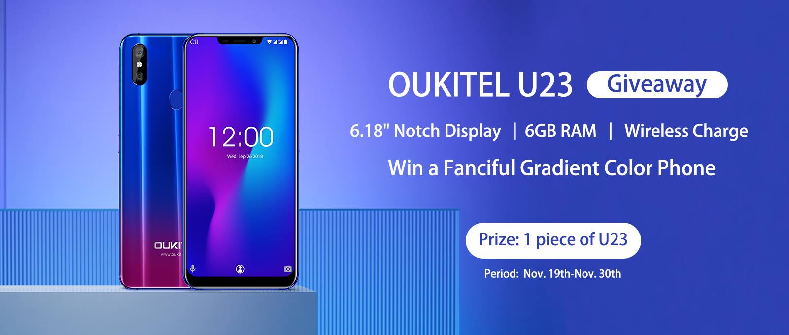 #OUKITEL  #OUKITELU23 #Giveaway 🎉🎉🎉 Giveaway time here! OUKITEL U23 is starting to accept pre-orders from now. 🤗🤗🤗We are conducting this giveaway to celebrate its global first presale!  😎Prize: 1 piece of U23: https://www.tomtop.com/brands-oukitel-442/?aid=sqttseo