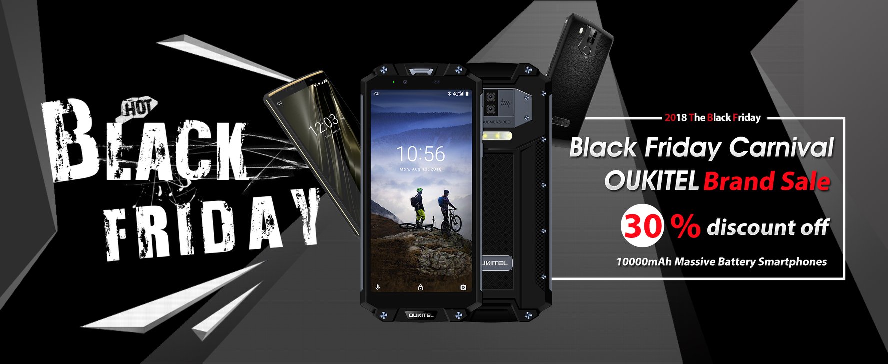 #BlackFriday #gearbest #OUKITEL #OUKITELBRAND  👍OUKITEL Brand Sale on Gearbest for Black Friday, WP2, K10, K7 Power and K7, all 10000mAh or above battery smartphones, king battery, keep you longer! Check details here👇: