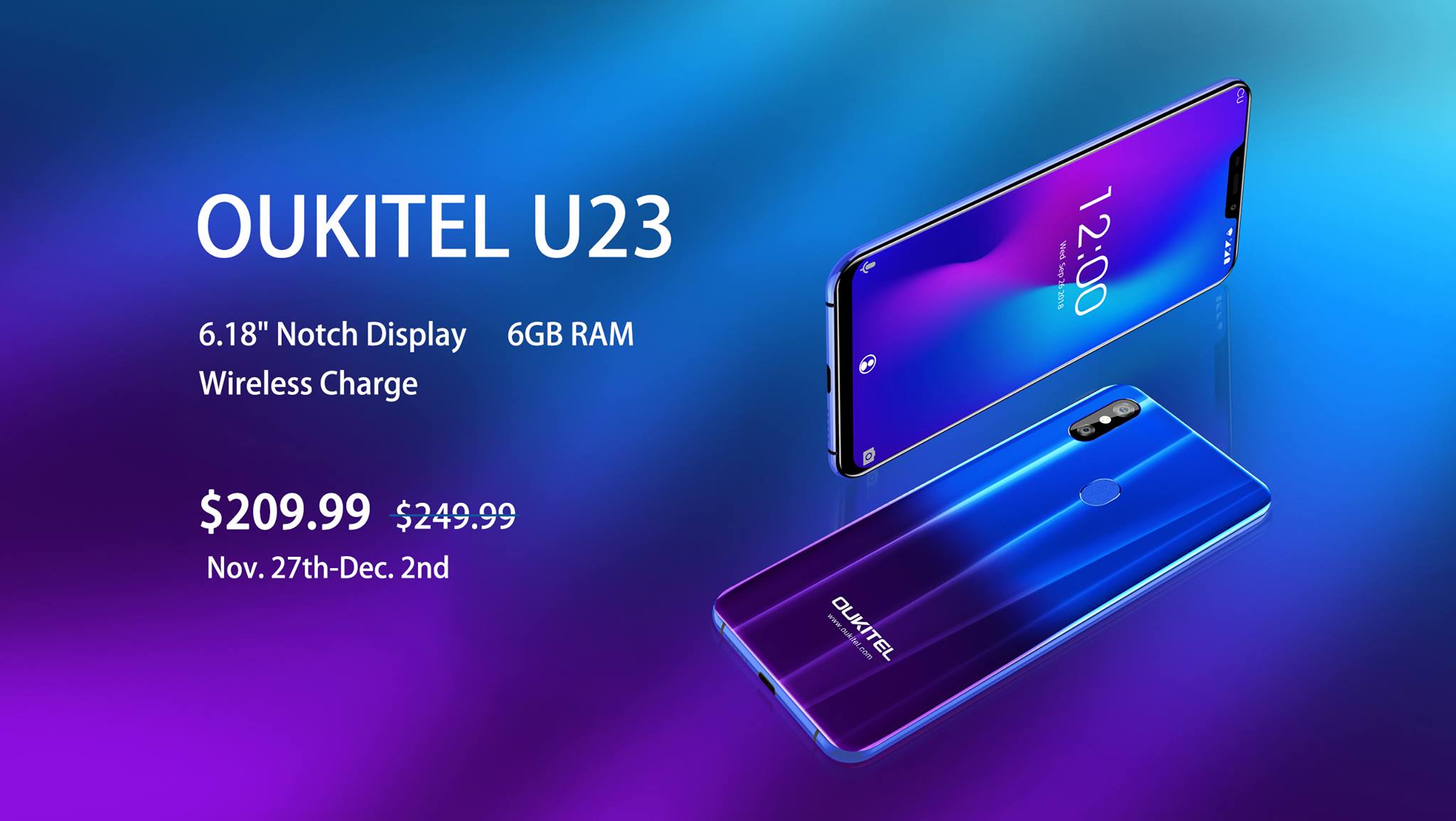 #OUKITEL #OUKITELBrand #OUKITELU23 #Gearbest #FlashSale😆 Do you want to get a flagship smartphone with lowest price??Take this Wireless Charge supported smartphone OUKITEL U23😎😎