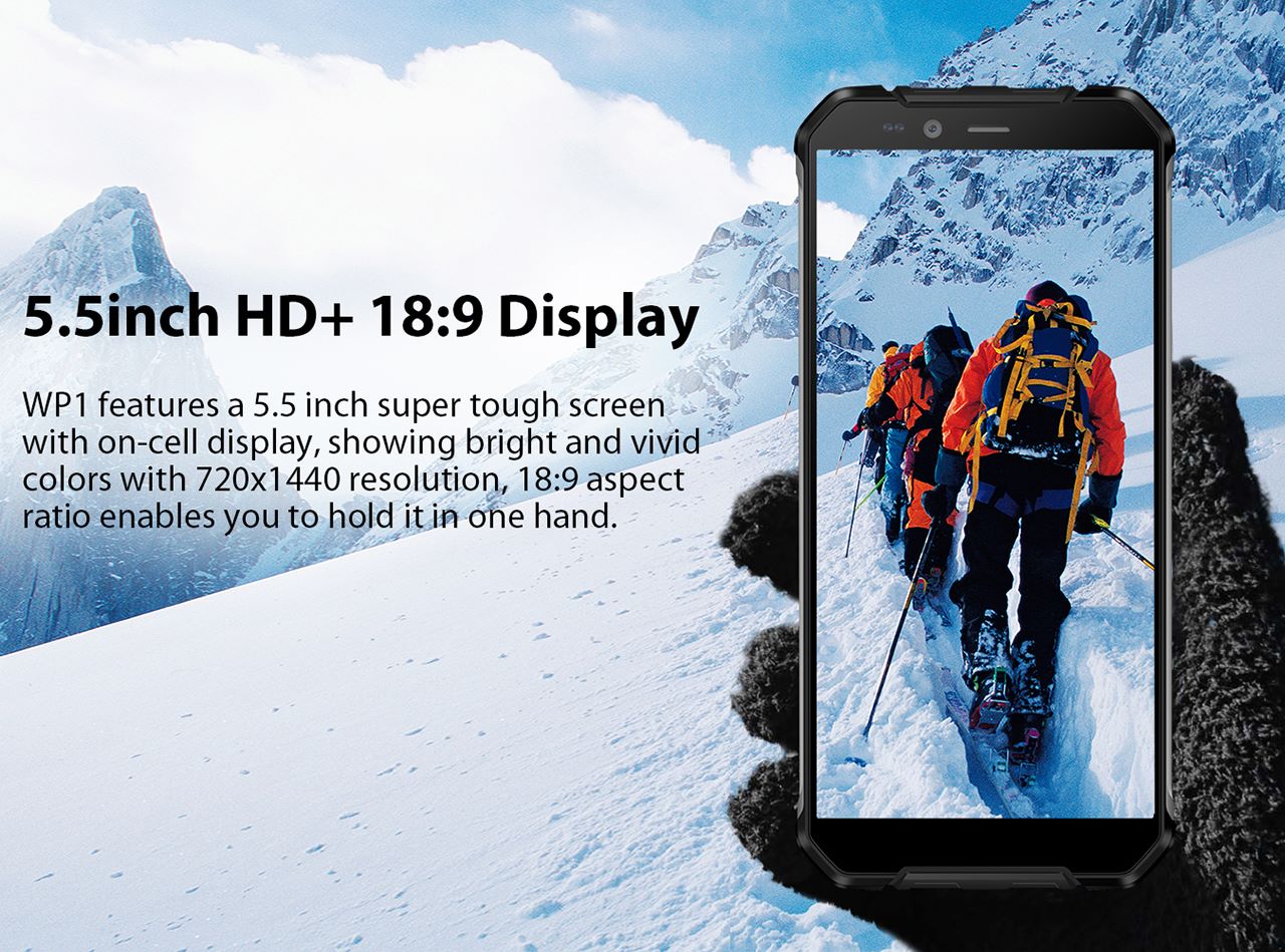 #FlashSale No power off in low temperature - OUKITEL WP1 rugged smartphone!😏 Year-end Sale: $159.99