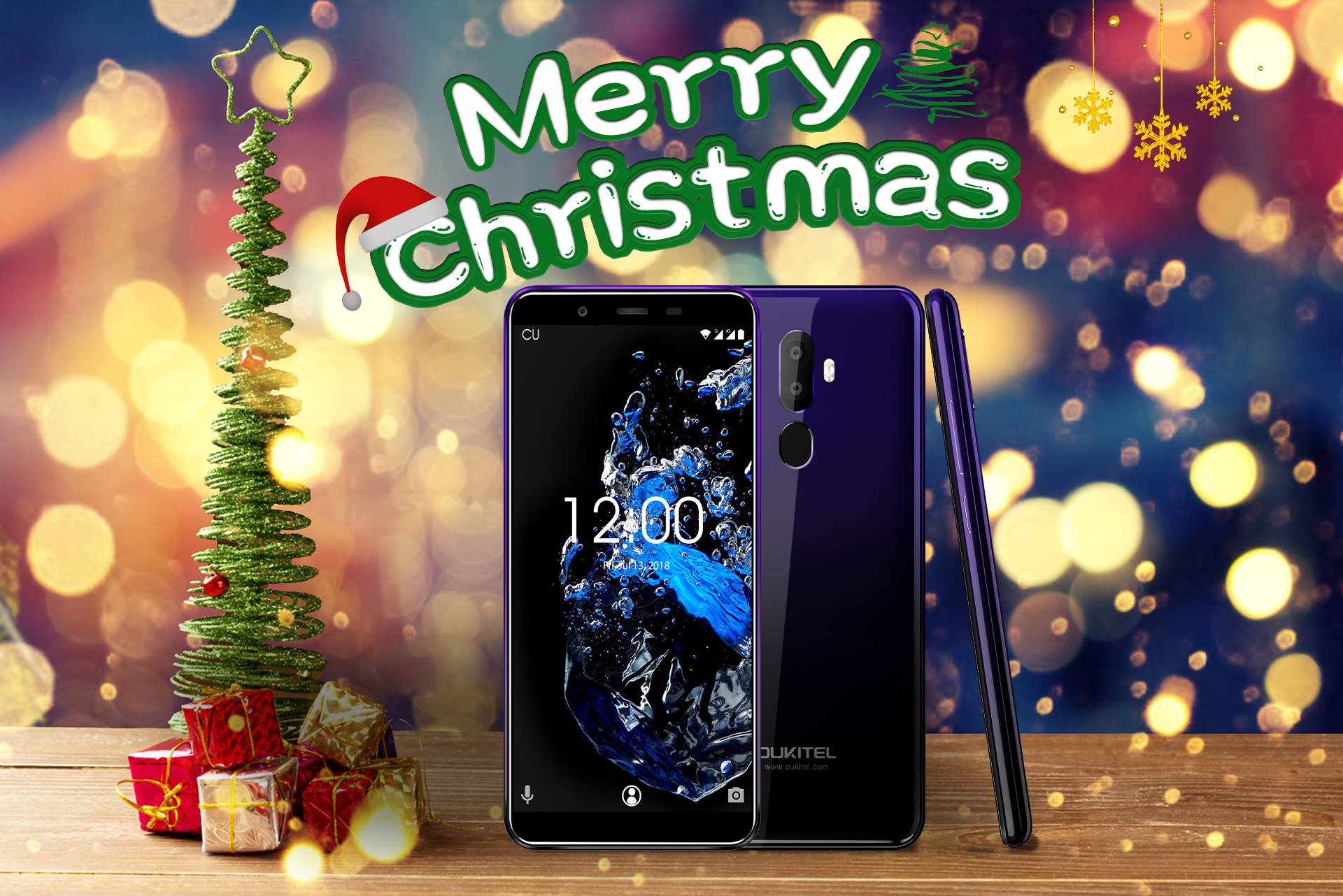 🥳🥳🥳OUKITEL U25 Pro Wish You Merry Christmas and have a wonderful holoday~ U25 Pro presale: $99.99