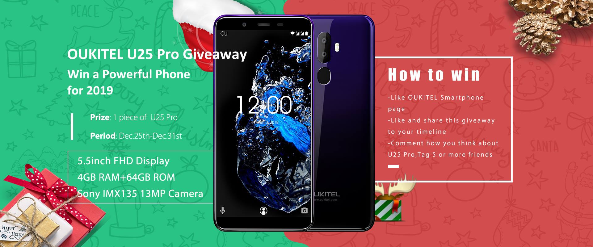 #OUKITELU25Pro #Giveaway 🎉🎉🎉 