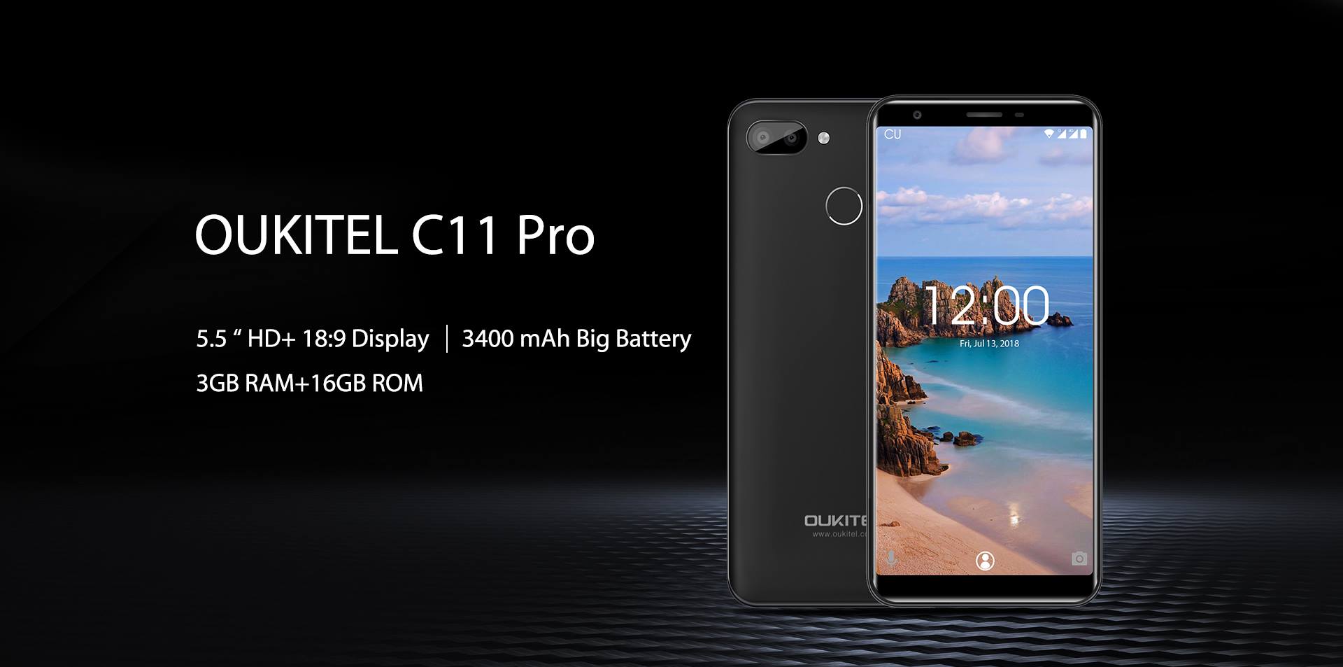 #HotSale 😎OUKITEL C11 Pro -3GB RAM 16GB ROM 🐡 www.tomtop.com