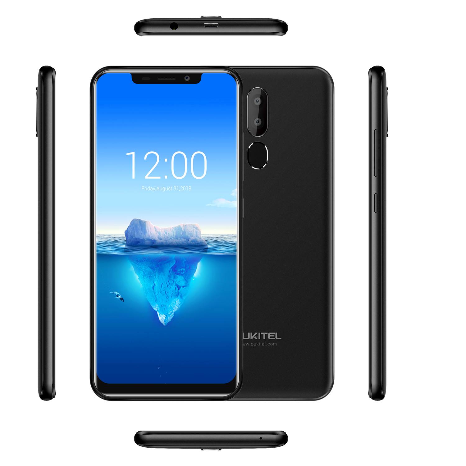 #HotSale OUKITEL C12 Pro: 6.18 inch large display smartphone with notch on top, 3 colors available, which one do you like best? 😍Flash sale: $69.99