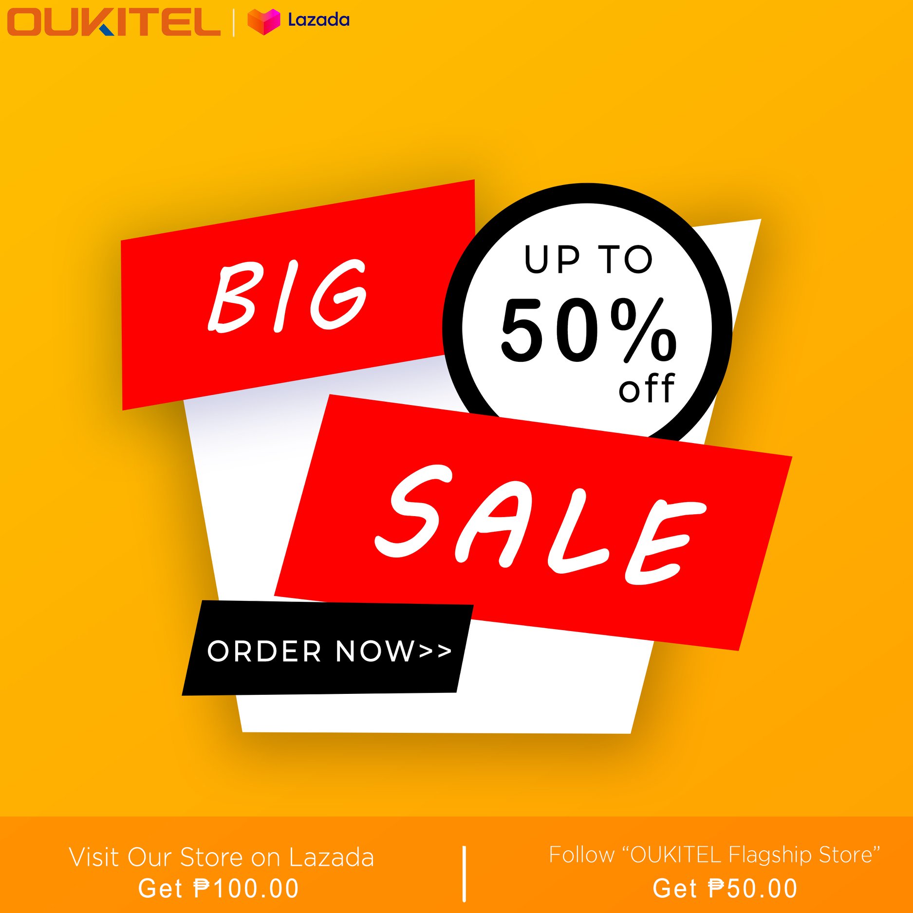 Hello Philippines, Big OUKITEL sale is live now on #Lazada