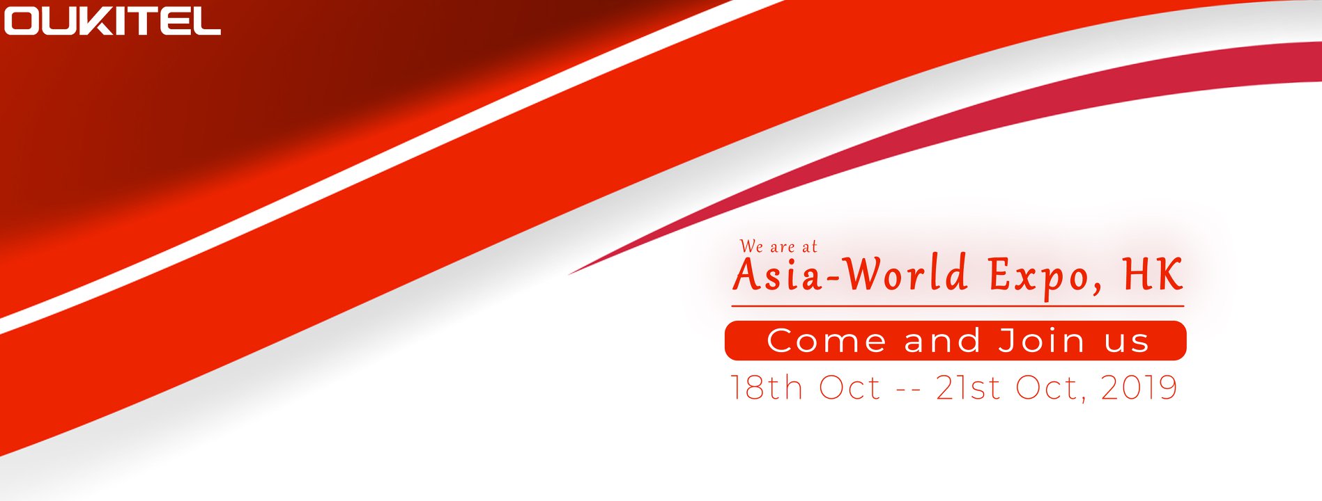 We are at asia-world expo😍 Come and and join us in Asia-World Expo and experience latest technology by #OUKITEL