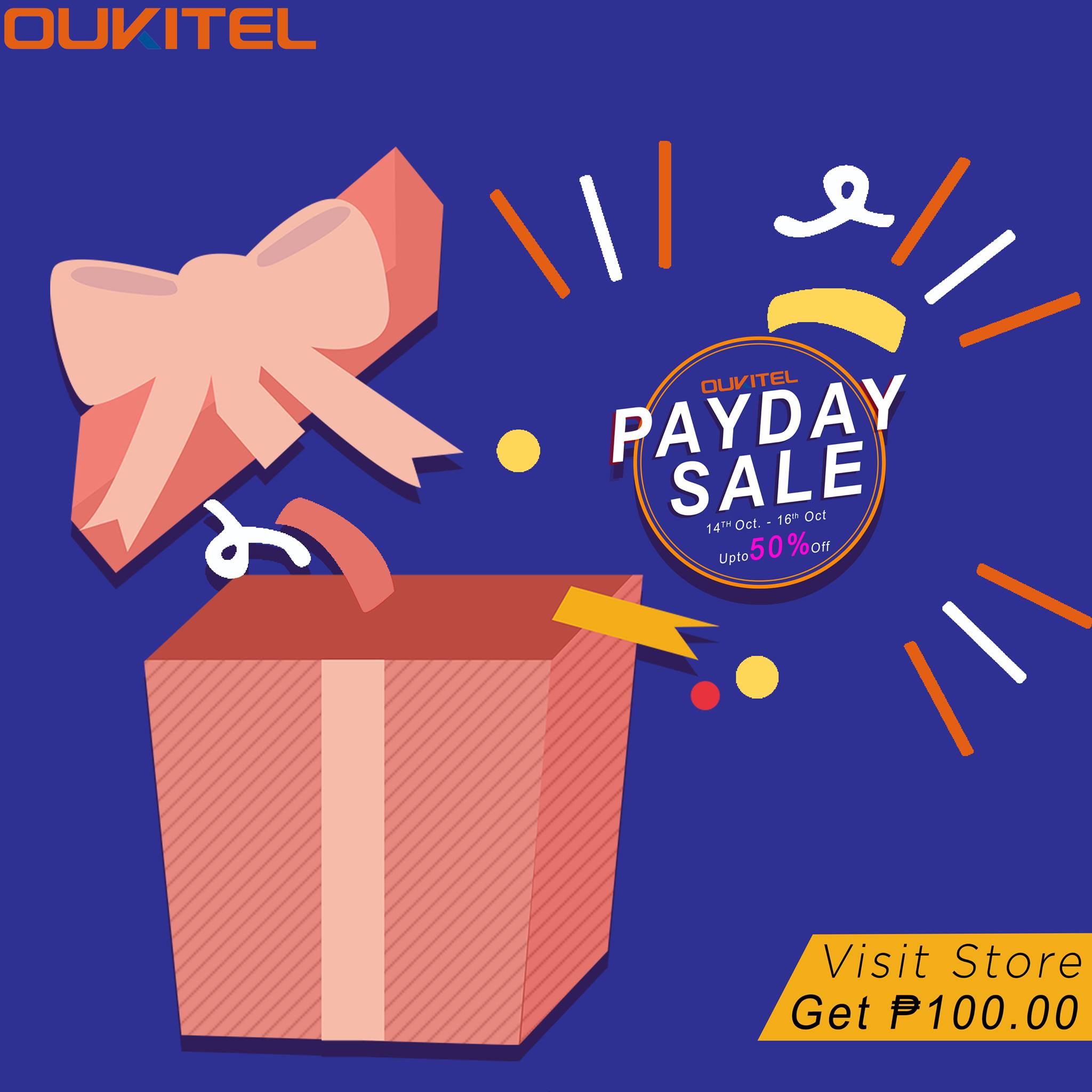 Sale will begin tomorrow📣 Get unbelievable discount on all #OUKITEL Products on #Lazada Philippines