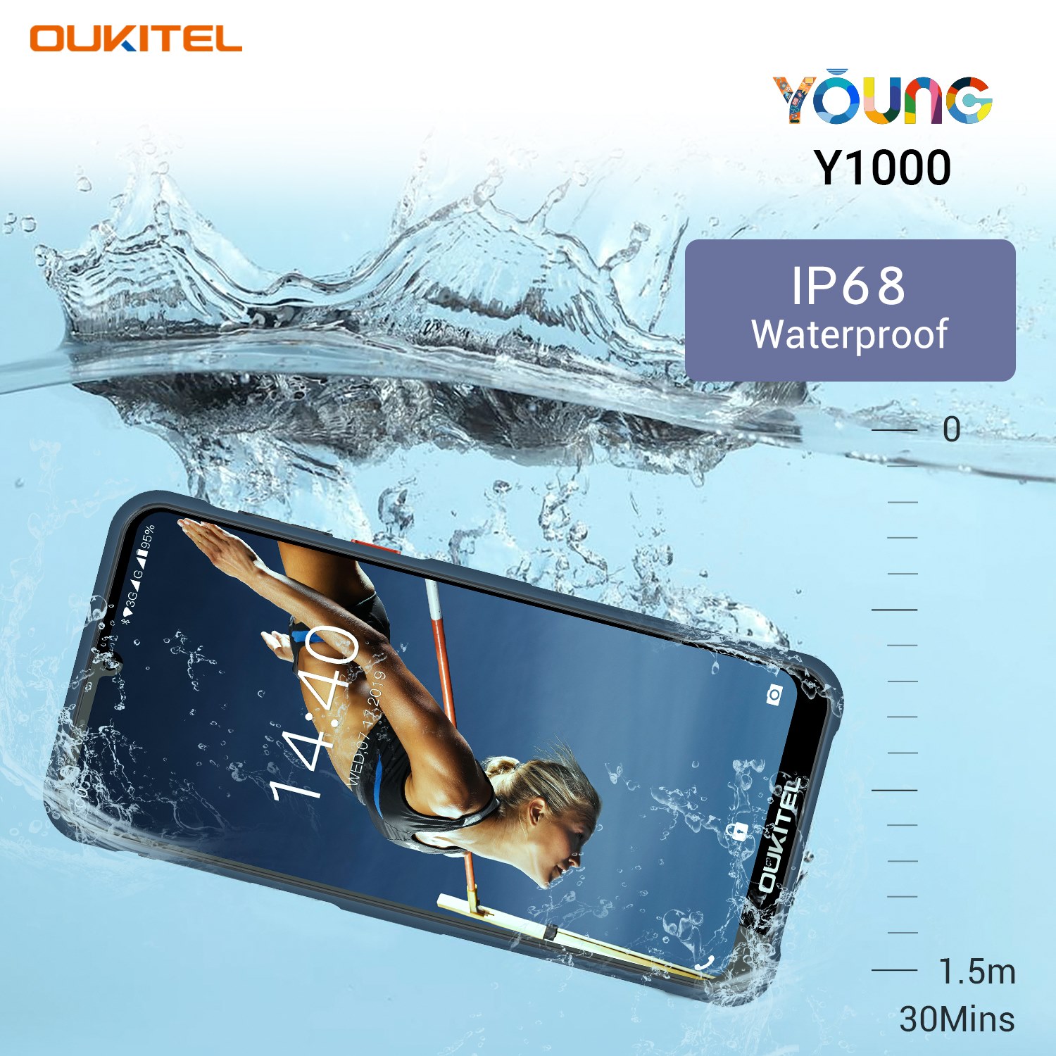 Take the #OUKITEL #Y1000 with you wherever you go