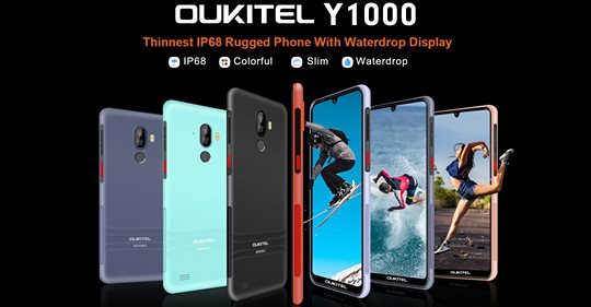 "#OUKITEL #Y1000 Doing away with the cumbersome weight of traditional rugged smartphones and gaining a super-thin body, it becomes a new standard in the rugged smartphone market" - GizmoChina