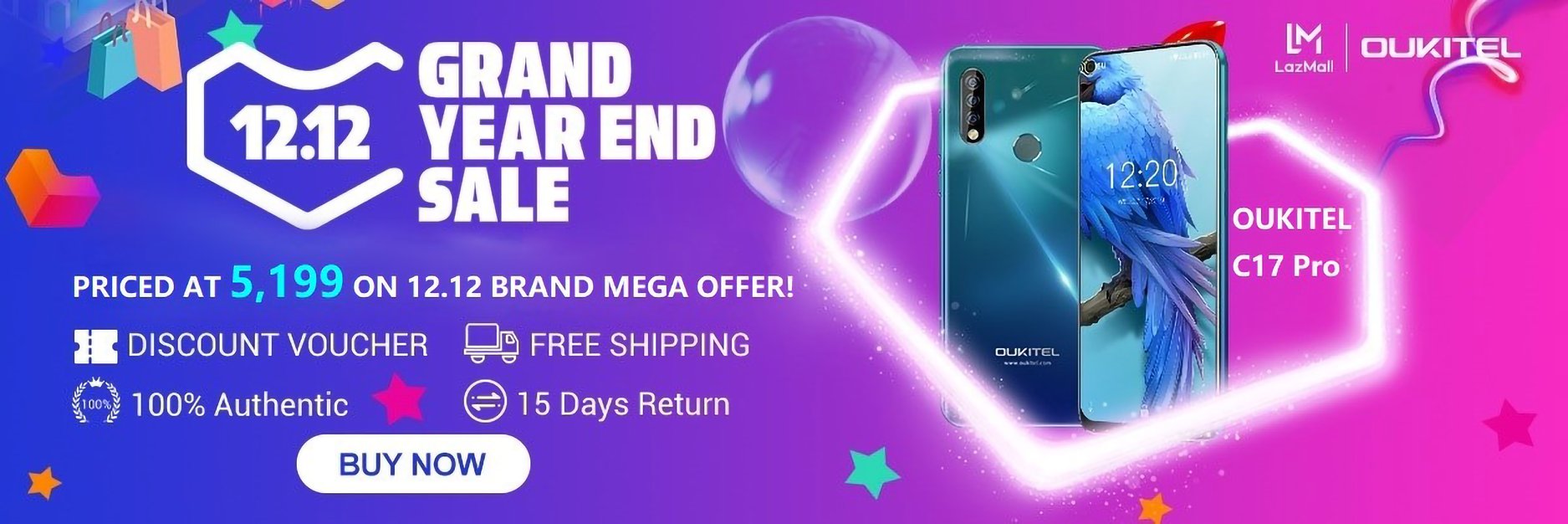 12.12 Grand Year End Sale live now on #Lazada📣