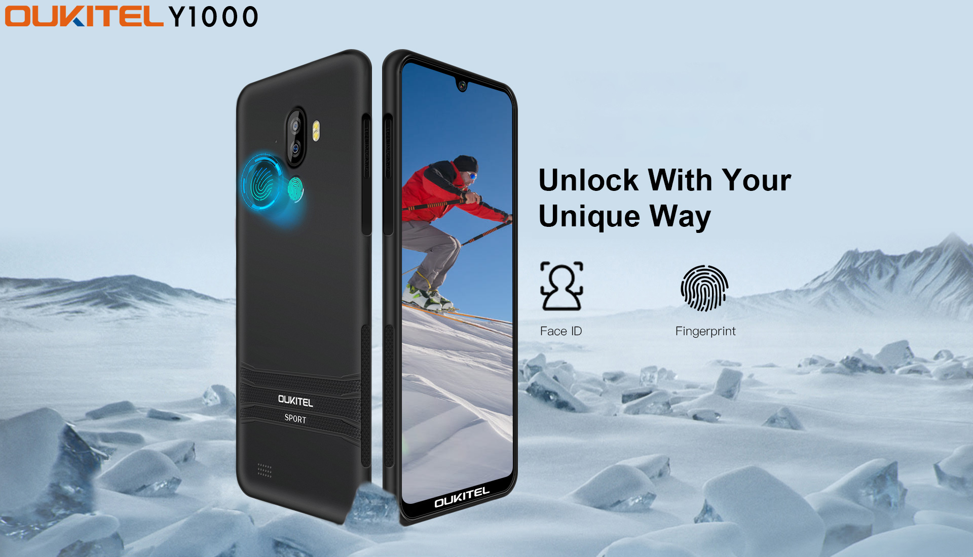 Unlock #OUKITEL #Y1000 with your fast, unique and secure way.