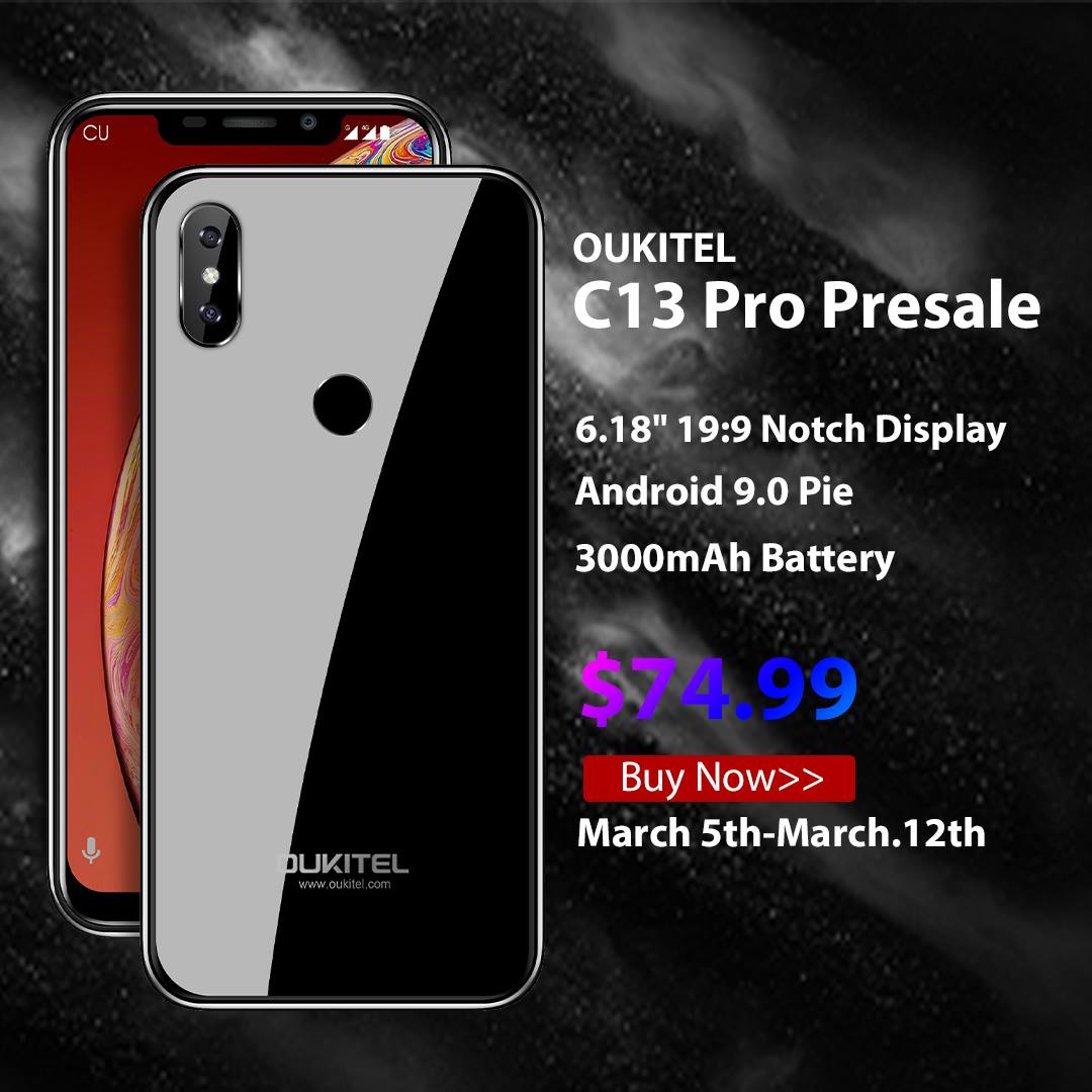 #oukitel #oukitelc13pro #flashsale #presale