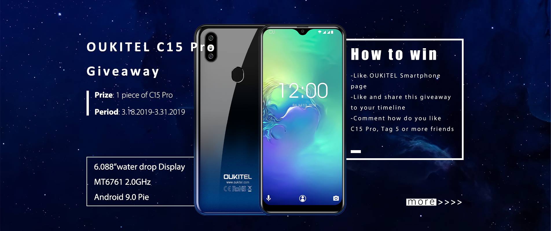 #OUKITELC15Pro #Giveaway #oukitel #Presale 