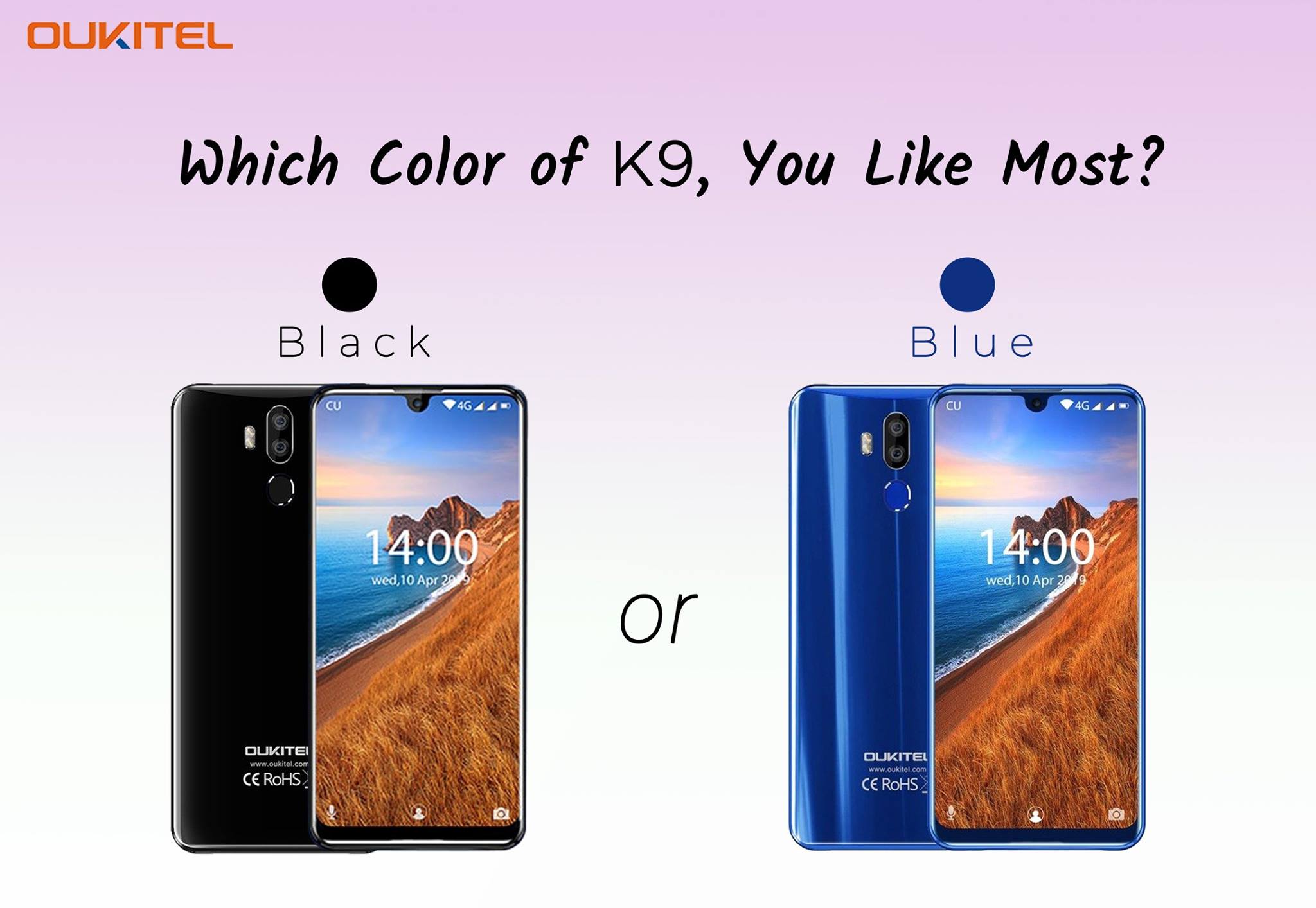 Which Color of #OUKITELK9 You Like The Most? OUKITEL K9 is availabe on online stores now, retail price $249.99