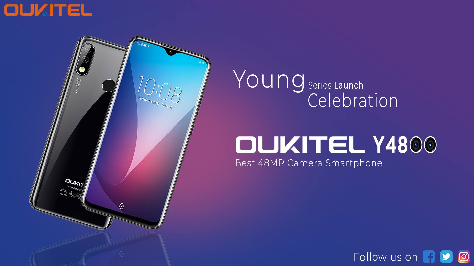 #Giveaway #OukitelY4800  OUKITEL Young Series Launched Heavily! 