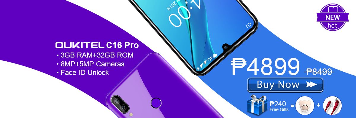 OUKITEL Special One Day Sale on Lazada📣📣 Buy OUKITEL C16 PRO at ₱4899😍