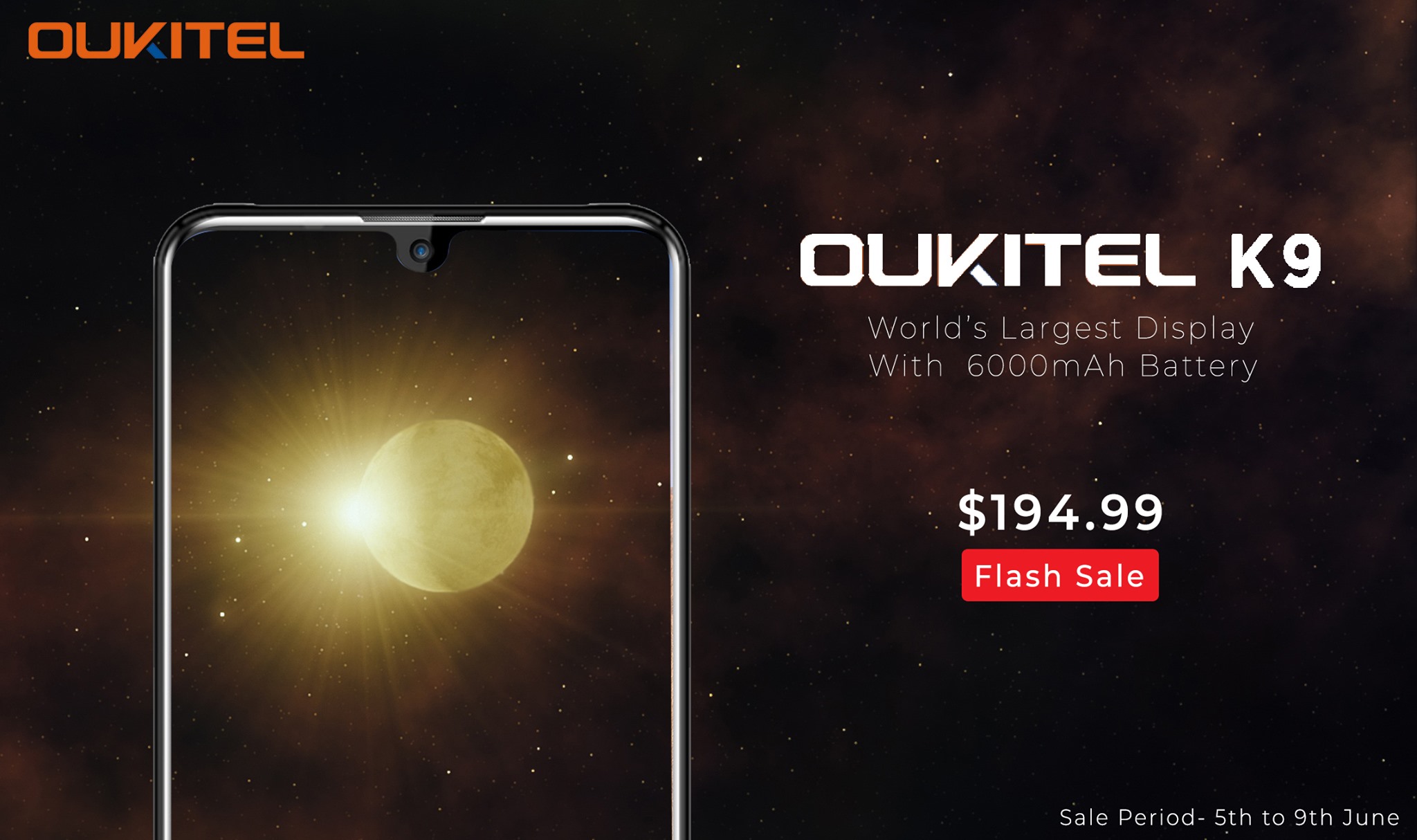 OUKITEL K9 lowest Price sale Only 2 Days Left