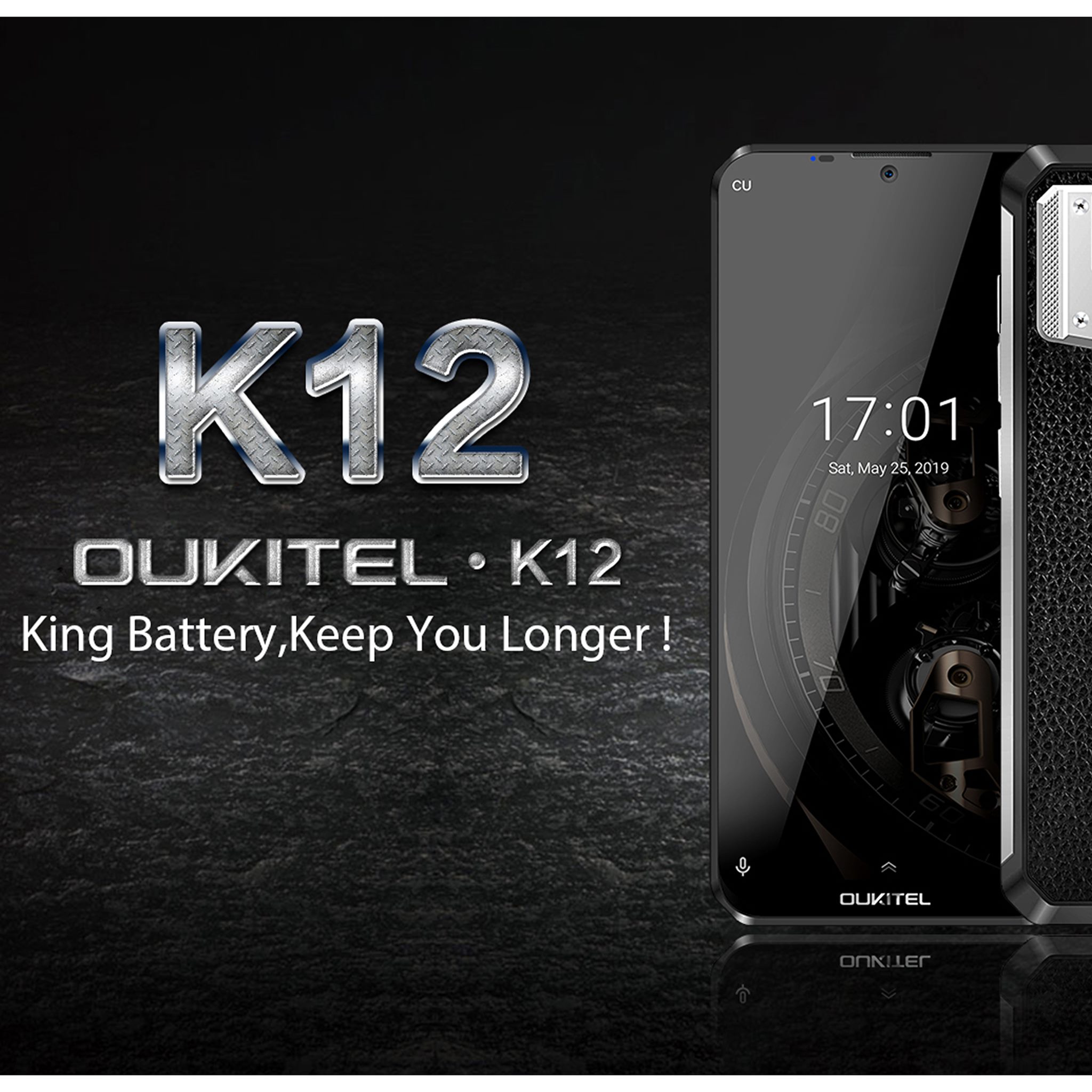 OUKITEL K12 - King Battery, Keep You Longer - Sony Dual 16MP+2MP Cameras