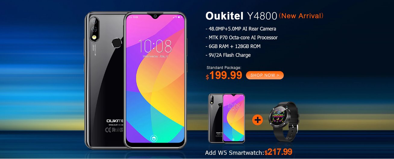 #OUKITEL #Y4800 ---48MP+5MP AI Camera, 