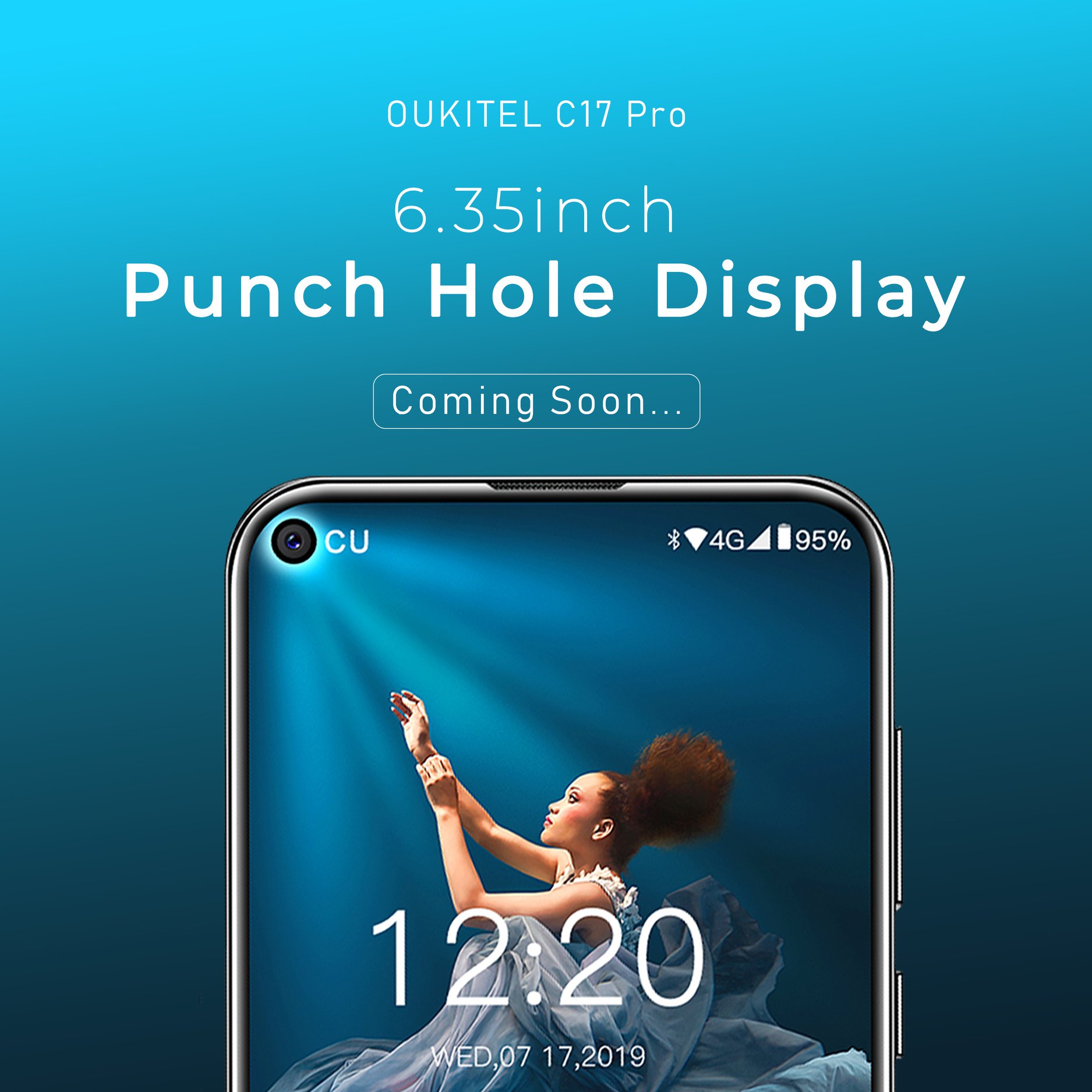 OUKITEL C17 Pro with 6.35" Punch Hole Display gives you more viewing area while watching movies or streaming online😍 Can you guess the Price?