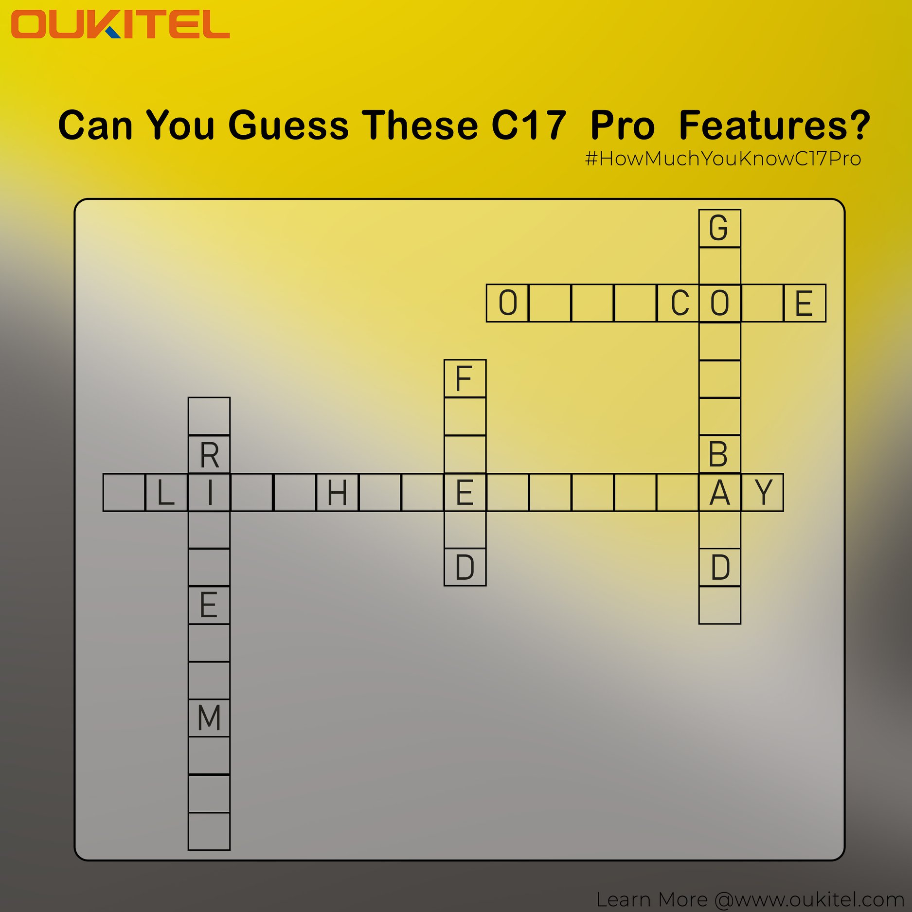 Can you guess these 5 features of C17 Pro?🤔