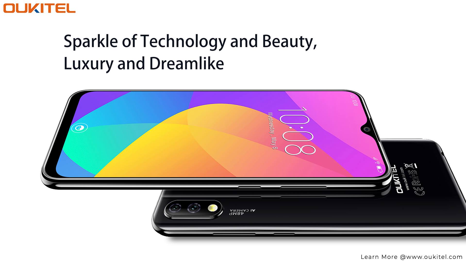 Beauty and performance are two main key point for a smartphone #OUKITEL #Y4800 adopts incredible glossy design that looks fantastic in hands,