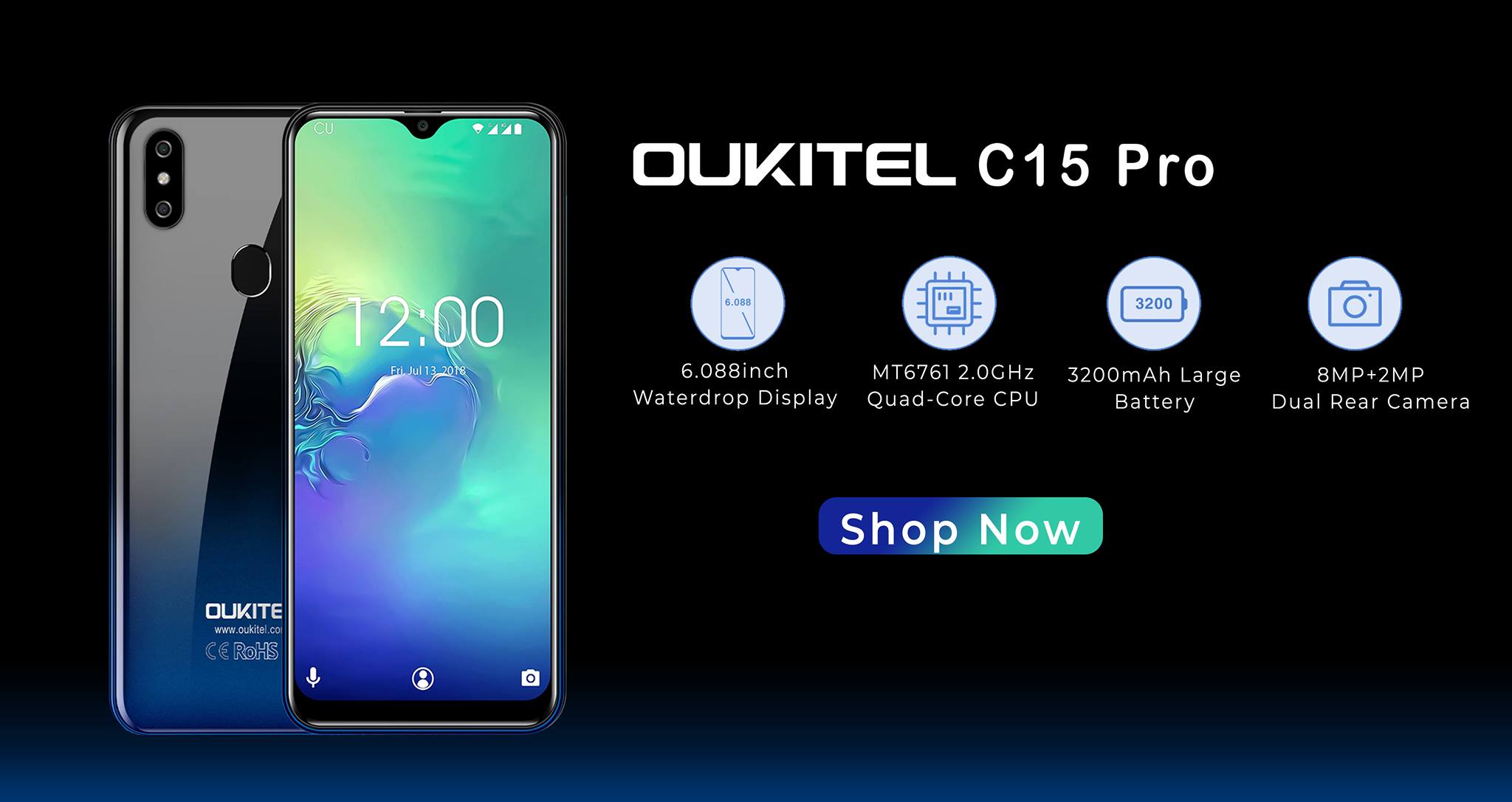 #OUKITEL #C15Pro comes with