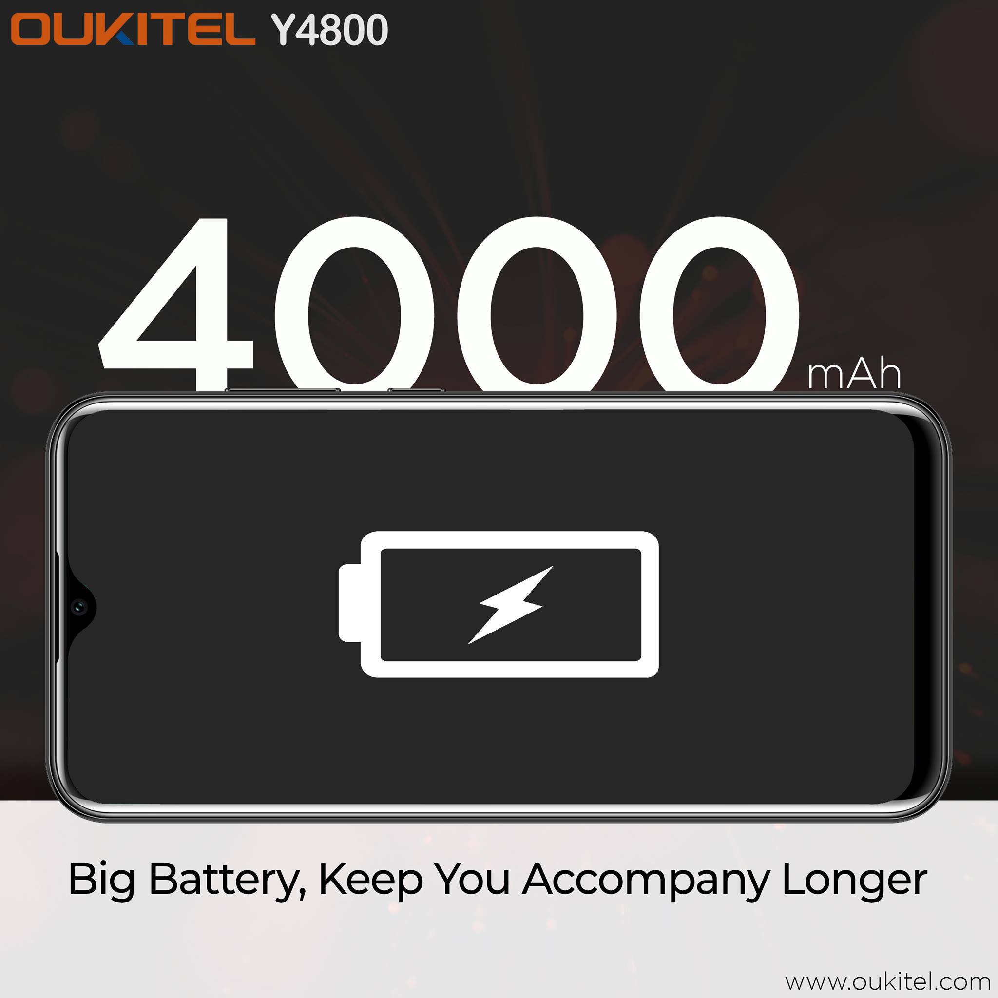 4000mah Massive Battery, Super endurance!