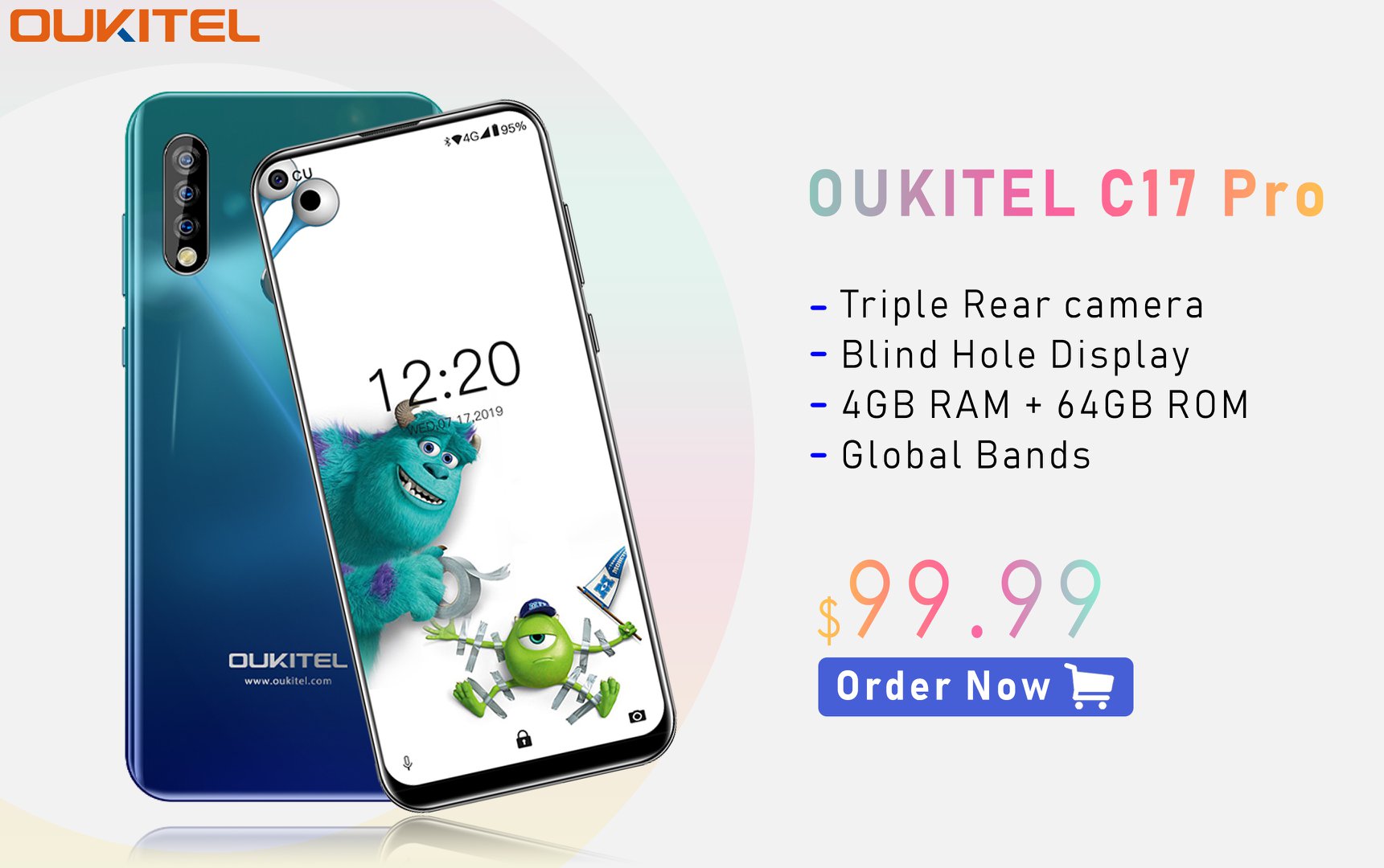 #OUKITEL #C17Pro, smartphone with features for everyone's need