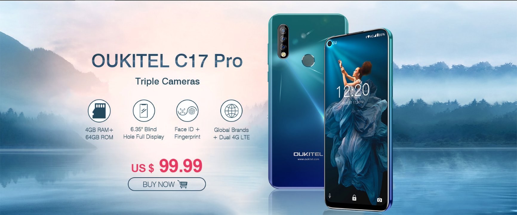 #OUKITEL #C17Pro now available at open sale on our Official Aliexpress Store 