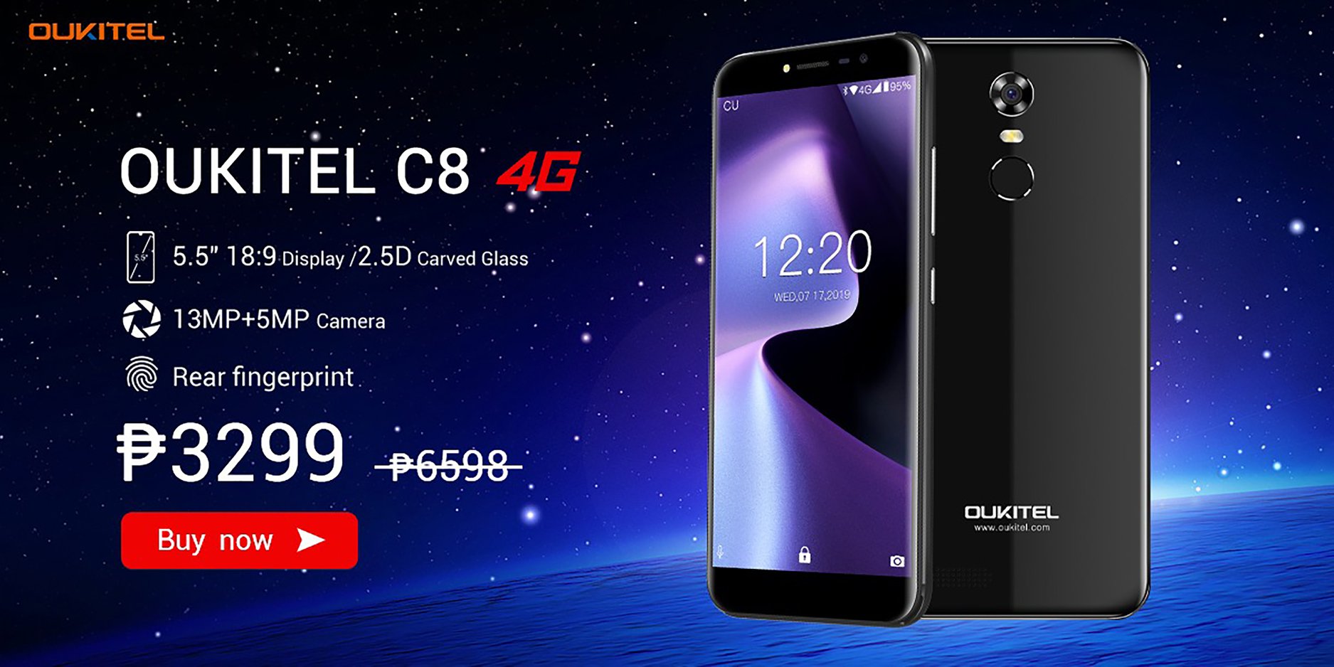 #OUKITEL #C8 4G features 