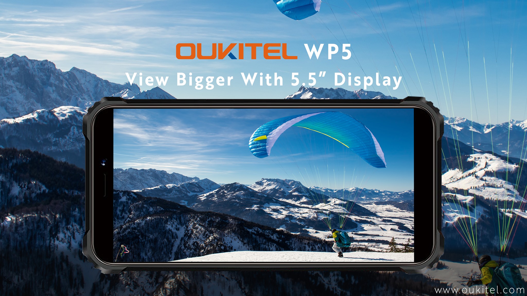 Enjoy you favorite content on  big 5.5inch display of #OUKITEL #WP5