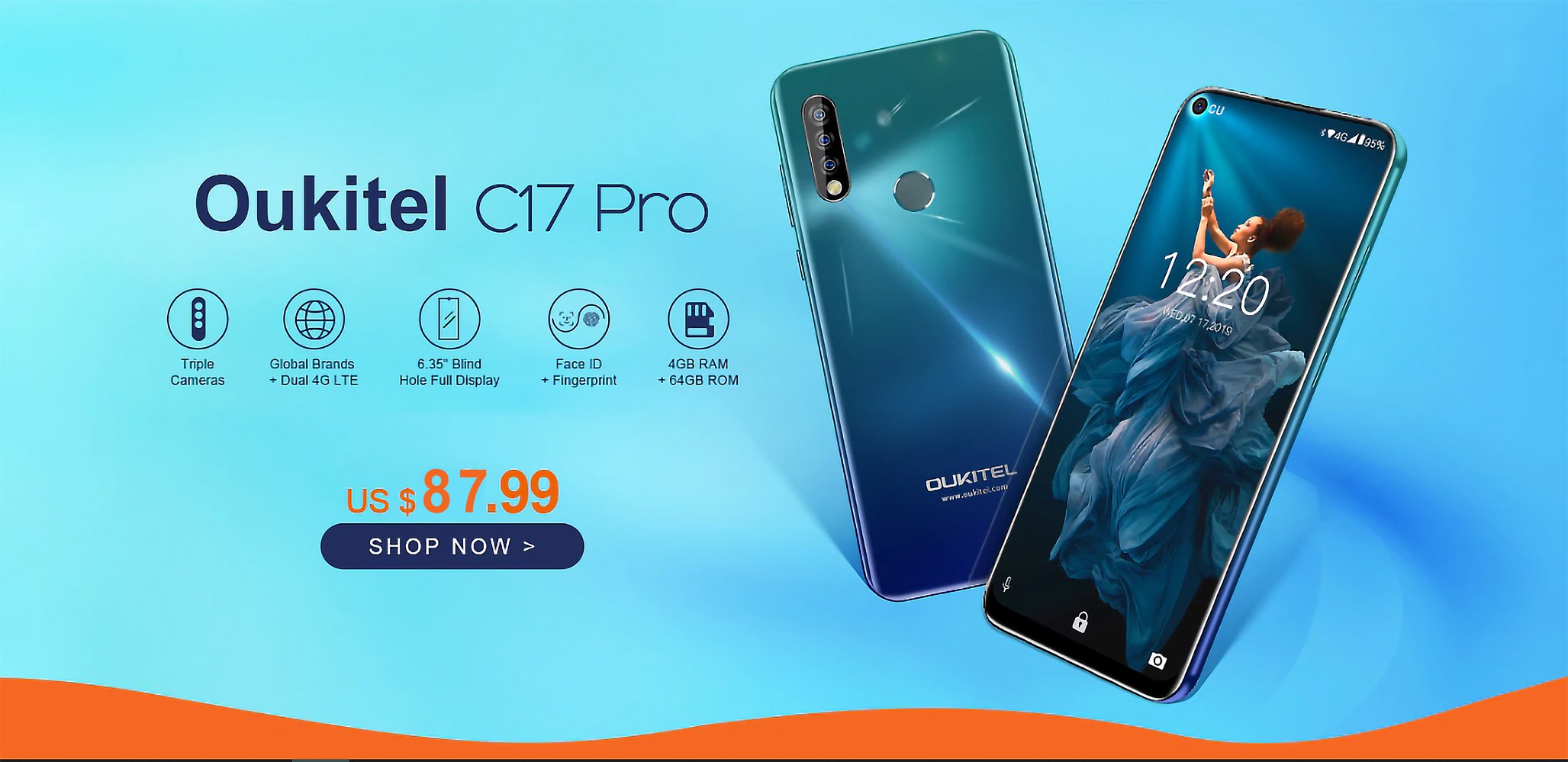 Lowest Price ever on #OUKITEL #C17Pro 📣