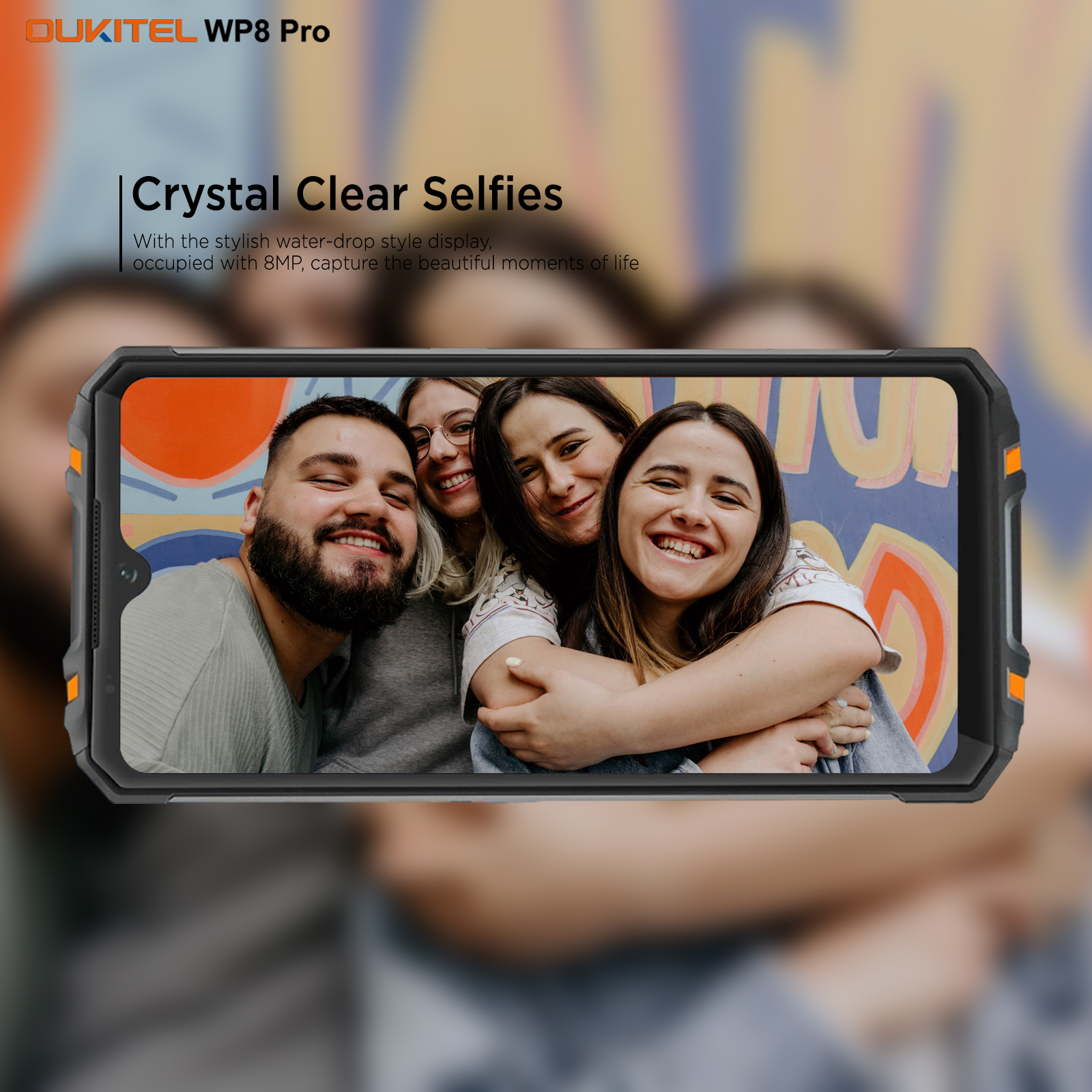 Light up your photography game with 16MP Triple rear camera and 8MP selfie camera of #OUKITEL #WP8Pro😍 The best #SportsPhone #WP8Pro now available at $139.99