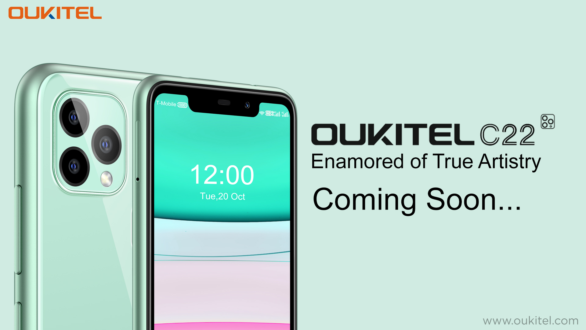 Designed with style, the new #OukitelC22 Will be launched soon...